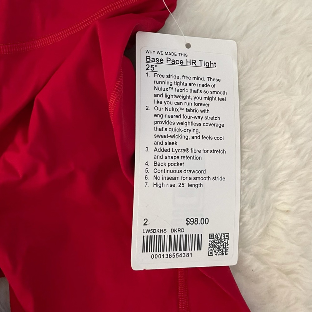 NEW W TAGS lulu leggings